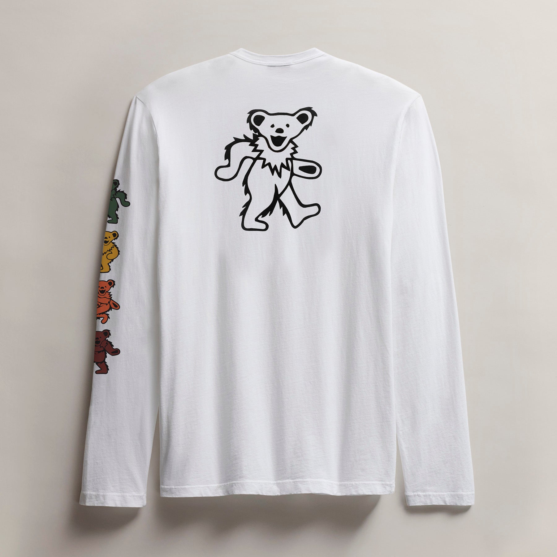 Liquid Blue Grateful Dead Bear Jamboree Tie-Dye Long Sleeve – Double-Sided Graphic Tee, Men's M-2XL, Made In USA