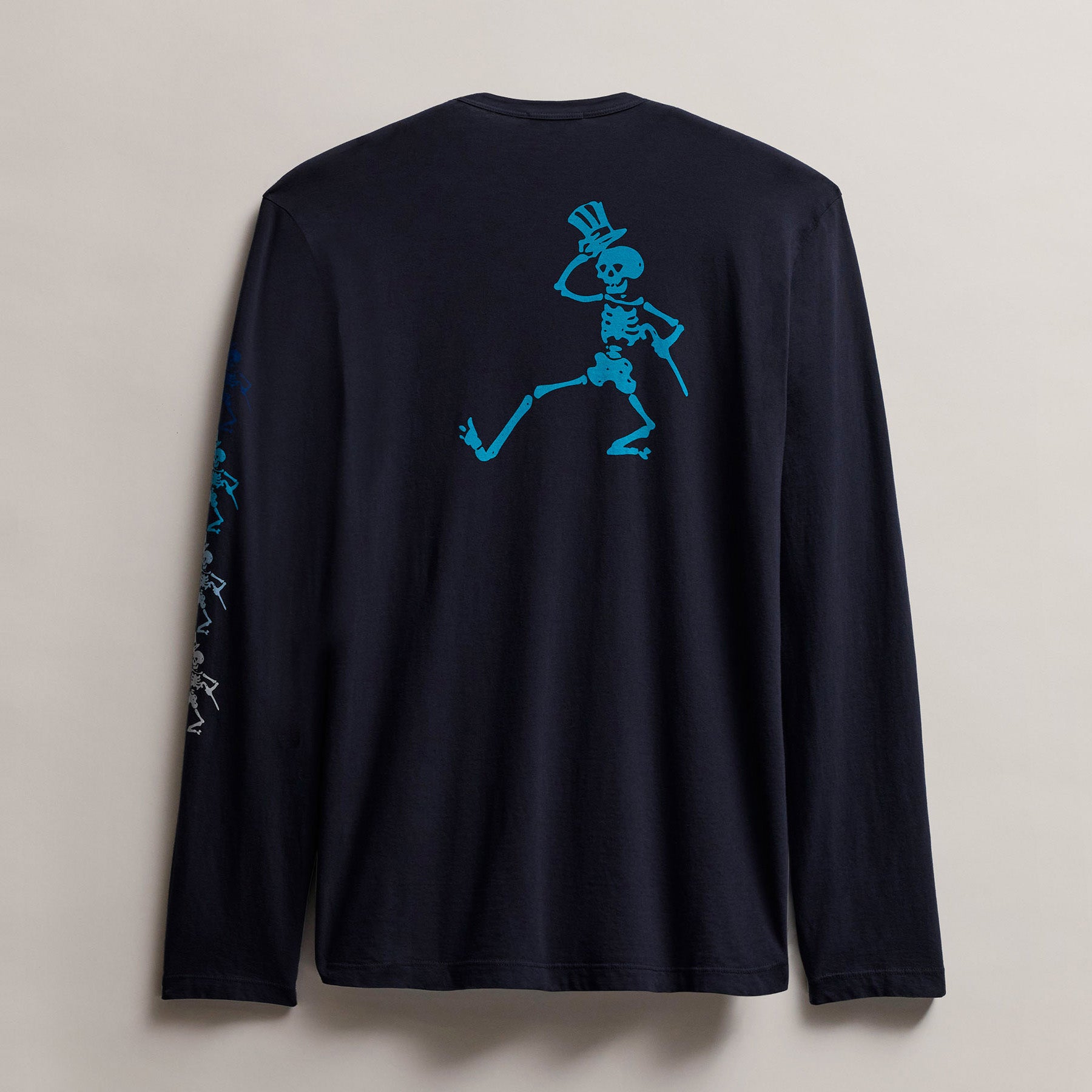 DANCING SKELETONS LONG SLEEVE TEE