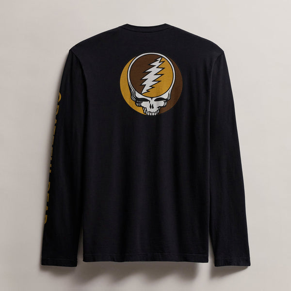 Men's Grateful Dead Long Sleeve in Black/Comet | James Perse Los Angeles