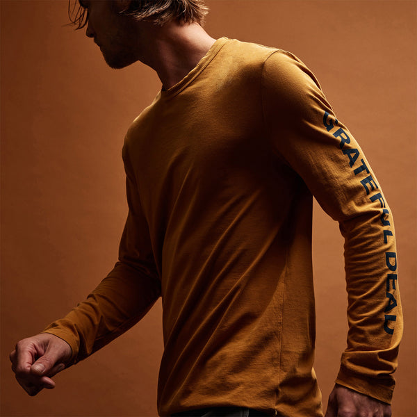 Grateful Dead Long Sleeve in Comet Pigment/Navy | James Perse Los Angeles