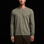 Long Sleeve Crew Neck in Alligator Pigment | James Perse Los Angeles