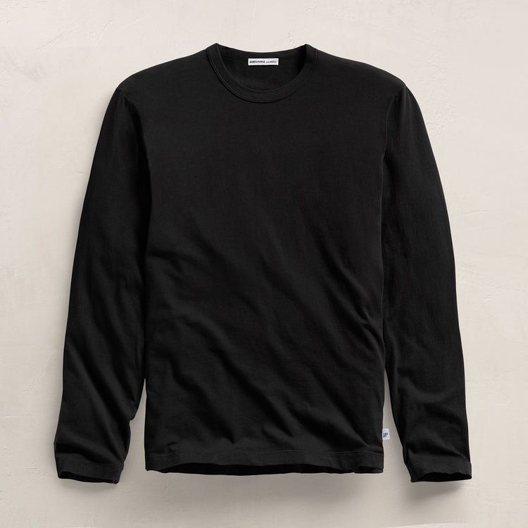 Long Sleeve Crew Neck - Black