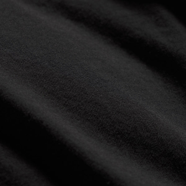 Long Sleeve Crew Neck in Black | James Perse Los Angeles