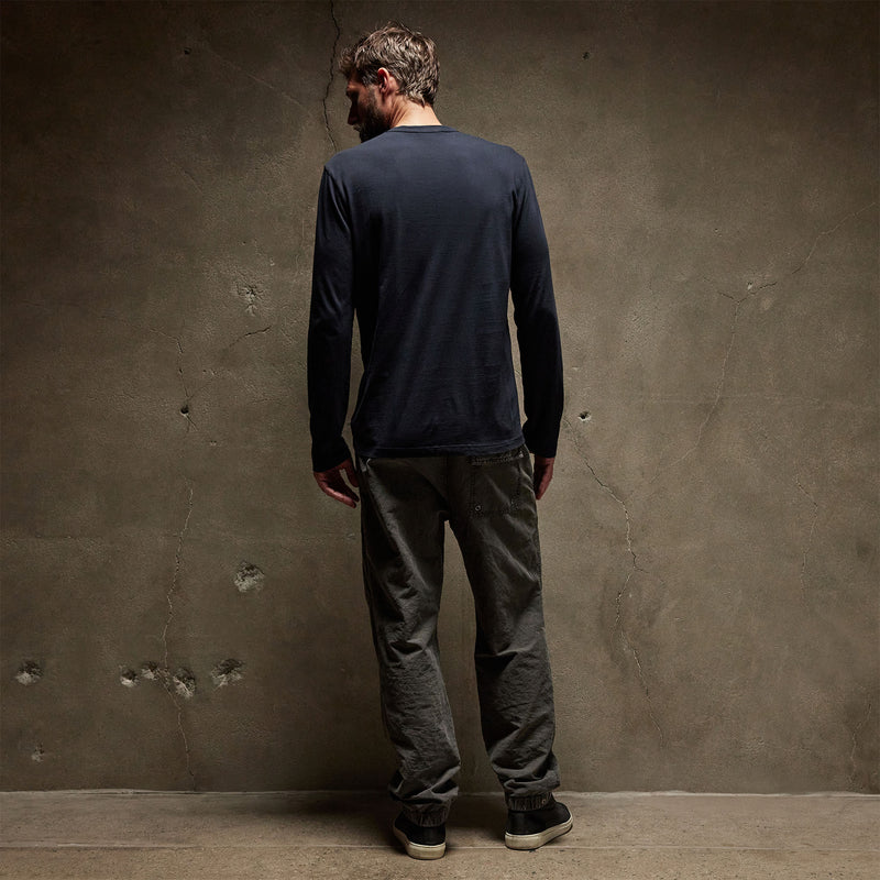 Long Sleeve Crew Neck in Deep | James Perse Los Angeles