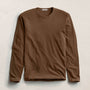 Long Sleeve Crew Neck in Gingerbread Pigment | James Perse Los Angeles