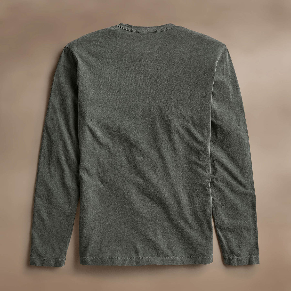 Long Sleeve Crew Neck in Granite Pigment | James Perse Los Angeles