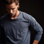 Long Sleeve Crew Neck in Sea Captain Pigment | James Perse Los Angeles