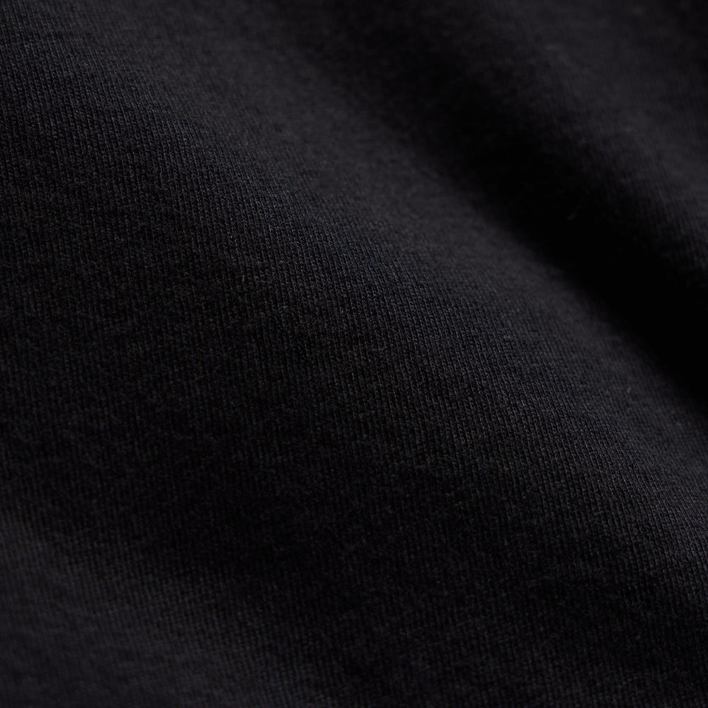 Short Sleeve V Neck in Black | James Perse Los Angeles