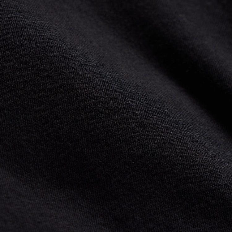 Short Sleeve V Neck in Black | James Perse Los Angeles