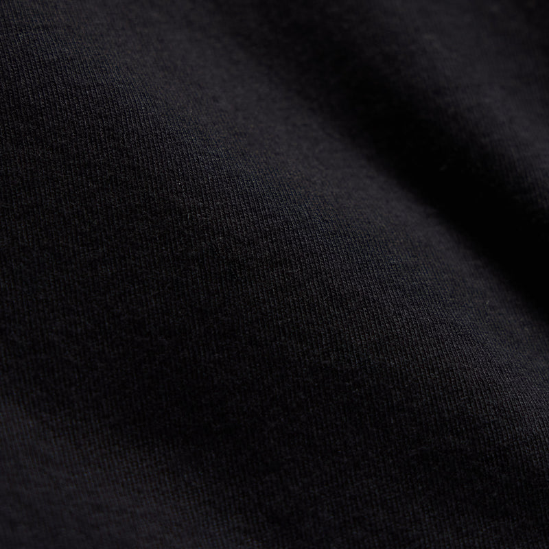 Short Sleeve V Neck in Black | James Perse Los Angeles