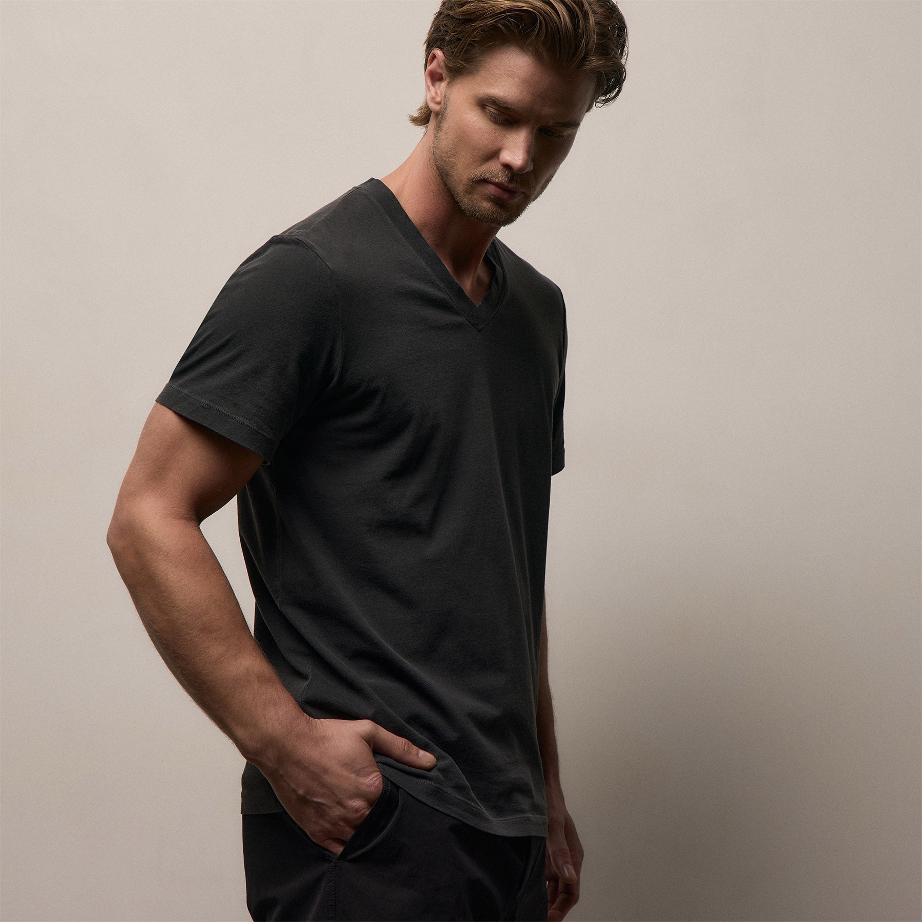 Short Sleeve V Neck from James Perse - $80