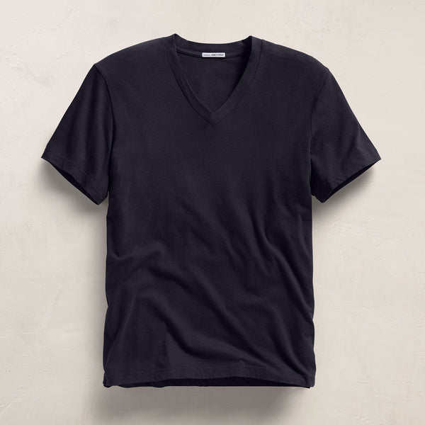 Short Sleeve V Neck in Deep | James Perse Los Angeles