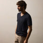 Short Sleeve V Neck in Deep | James Perse Los Angeles