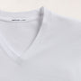 Short Sleeve V Neck in White | James Perse Los Angeles