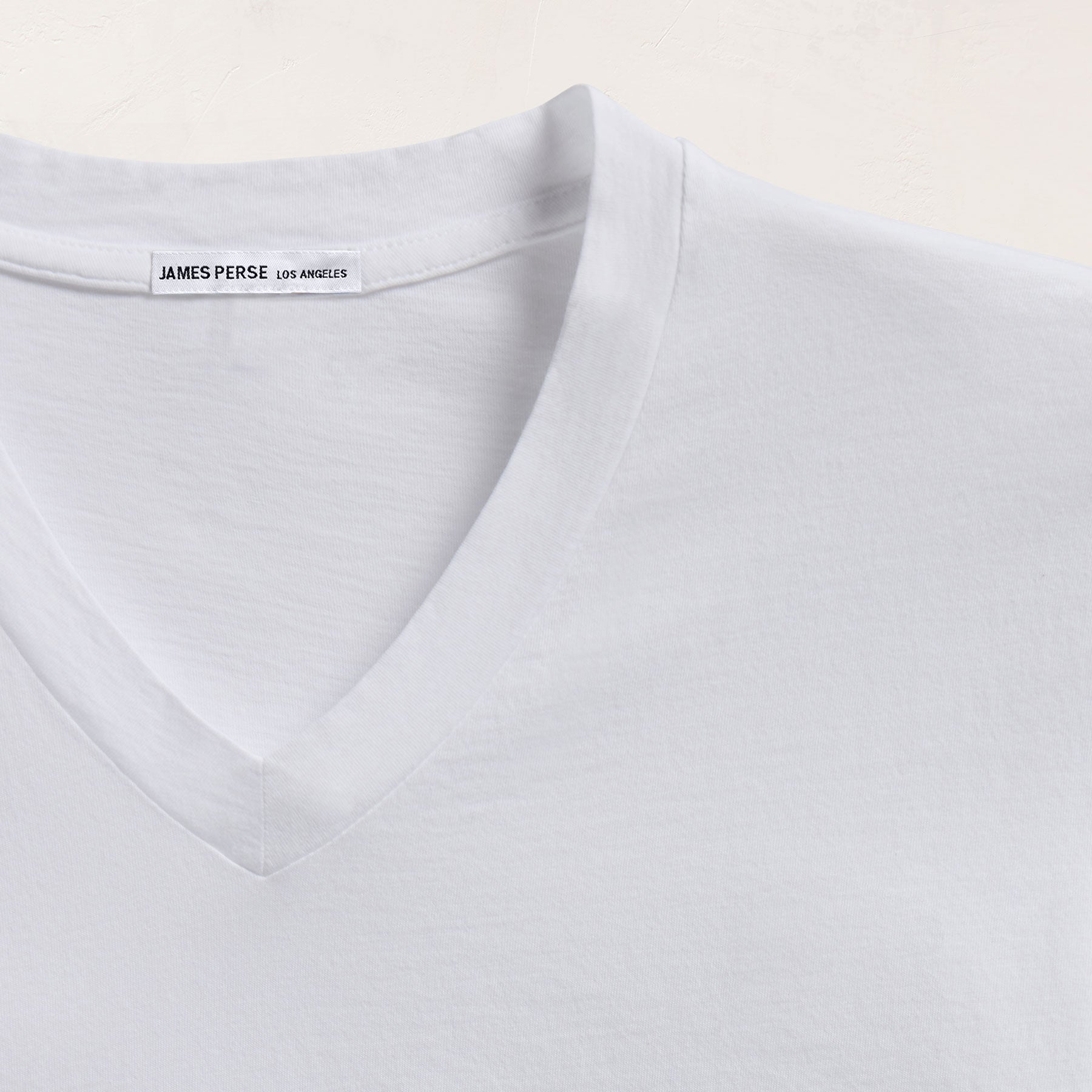Short Sleeve V Neck - White | James Perse Los Angeles