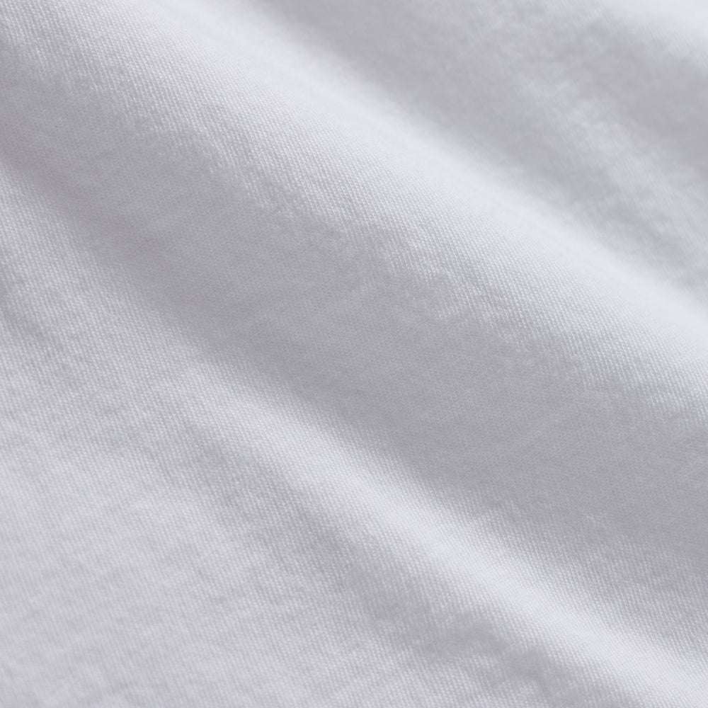 Short Sleeve V Neck in White | James Perse Los Angeles FLAT