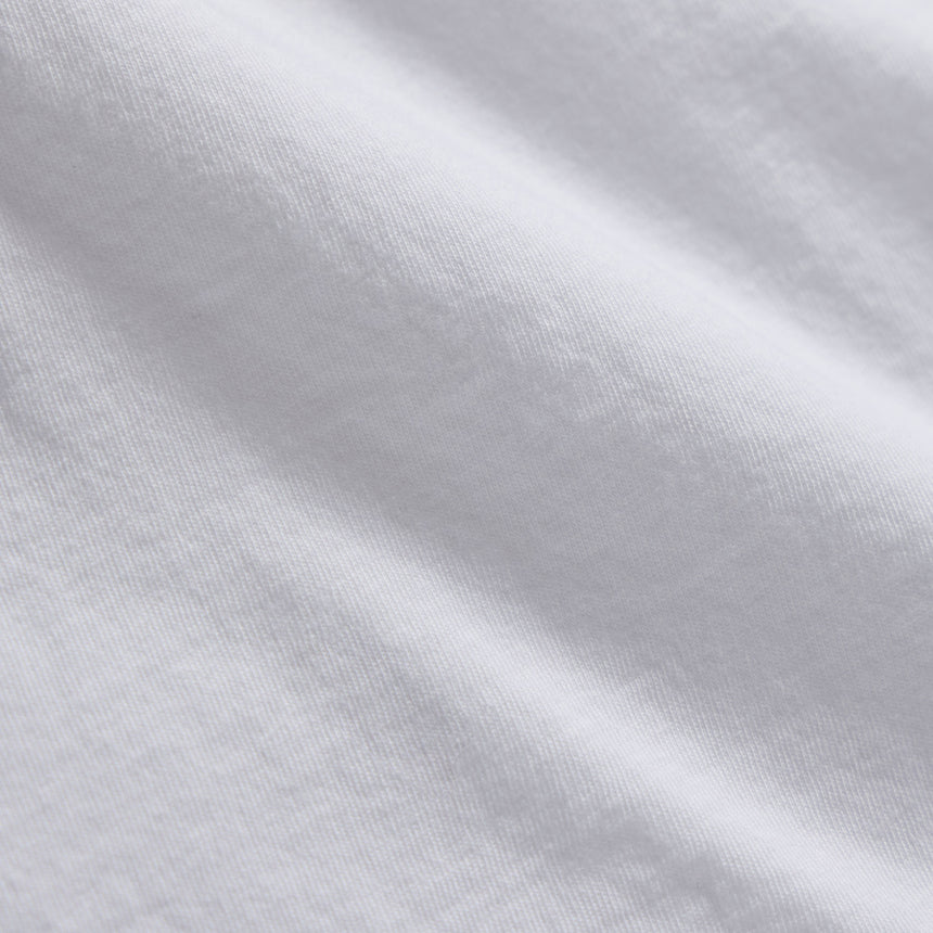 Short Sleeve V Neck in White | James Perse Los Angeles FLAT