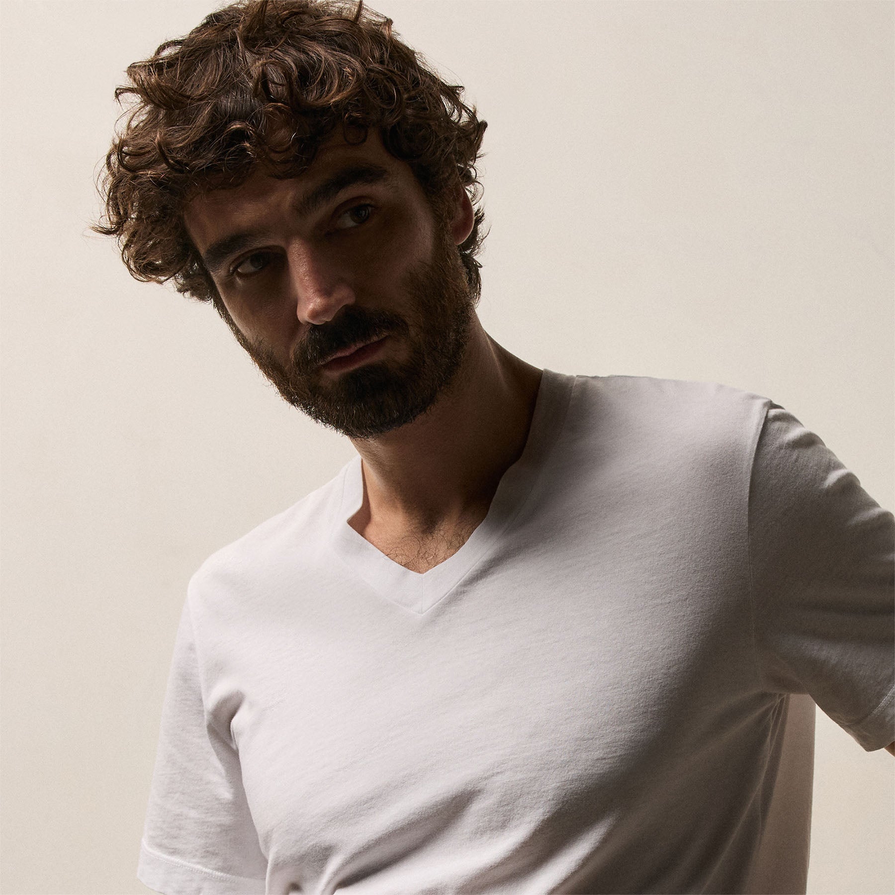 3 Pack Short Sleeve V Neck - White | James Perse Los Angeles