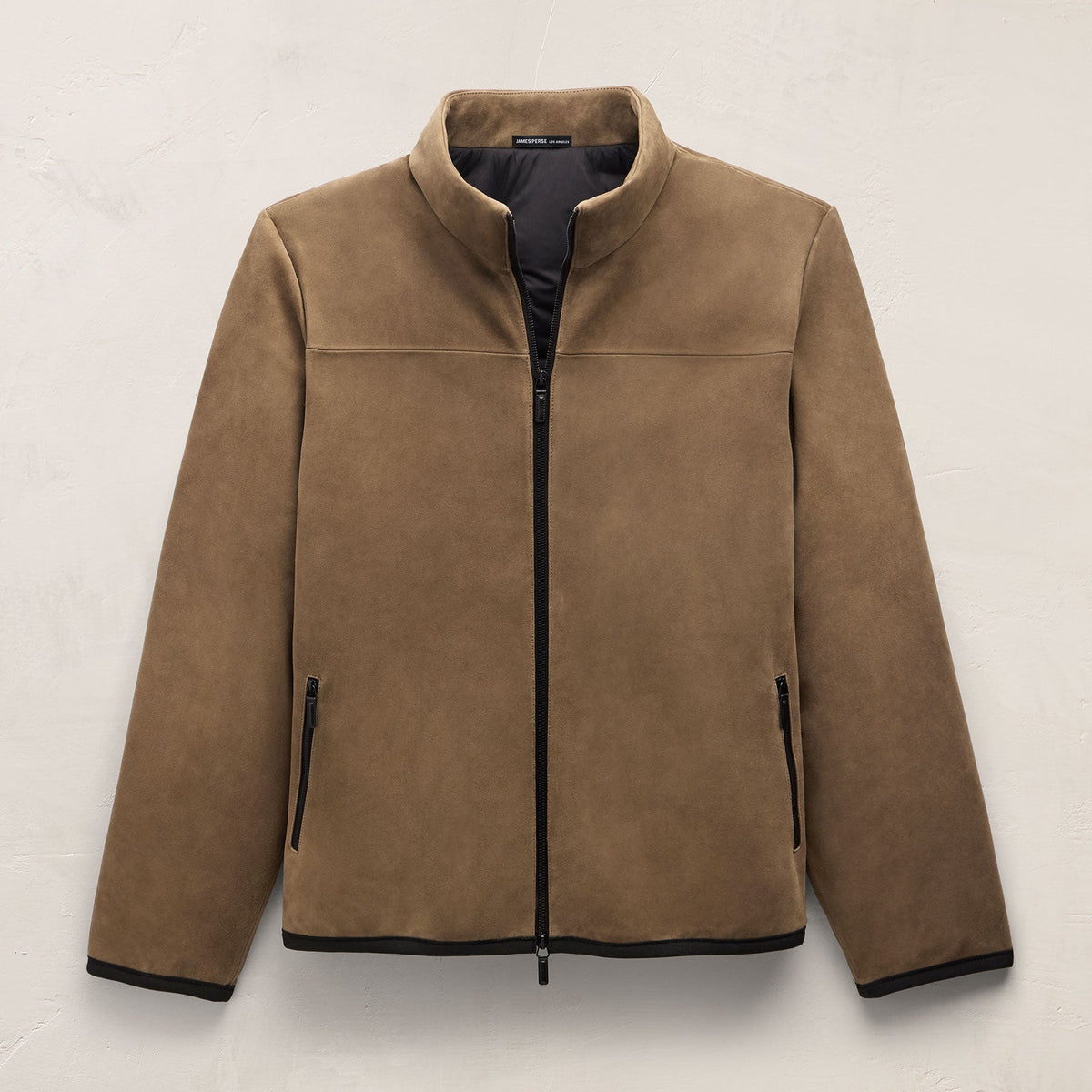 Suede Bomber Jacket - Coyote
