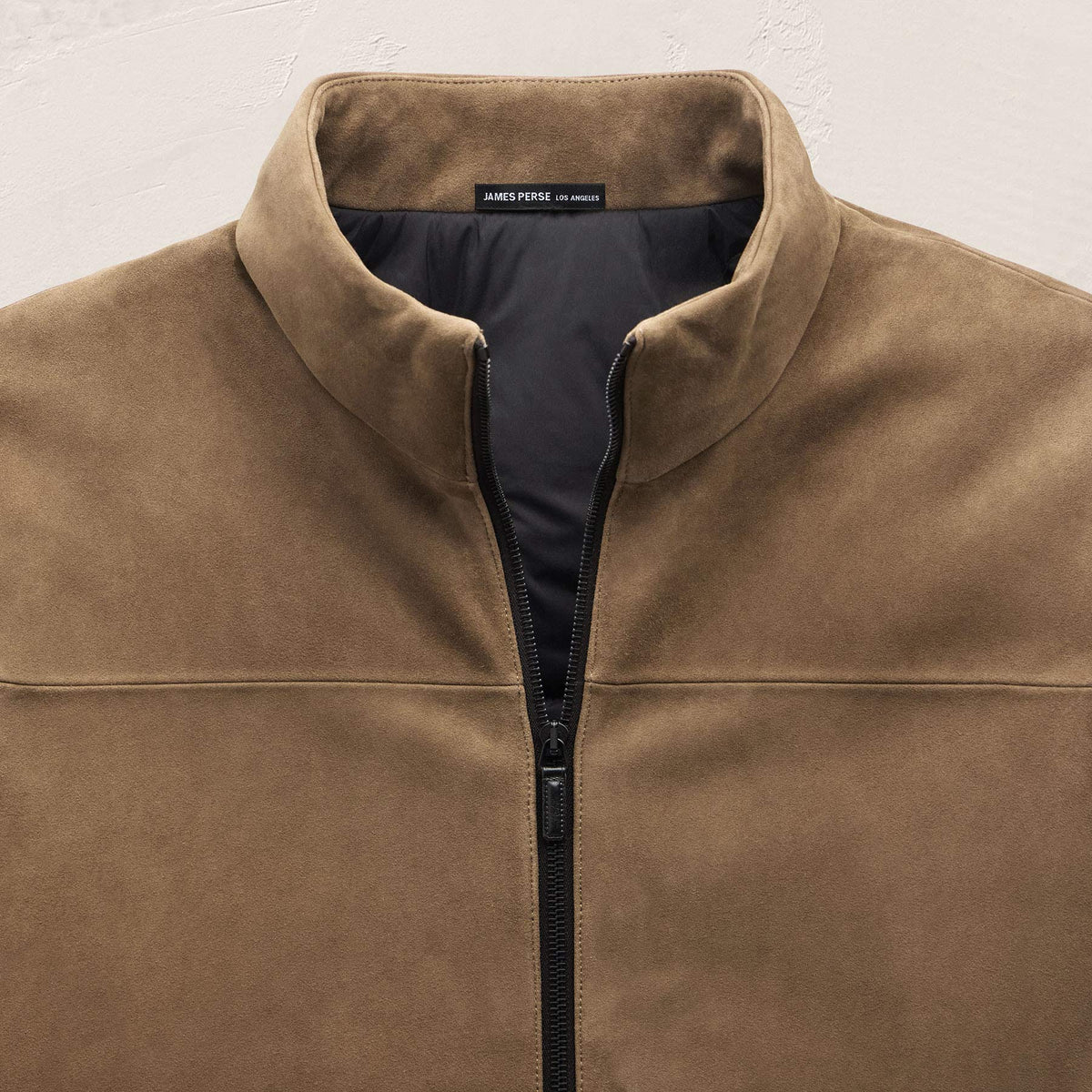 Suede Bomber Jacket - Coyote