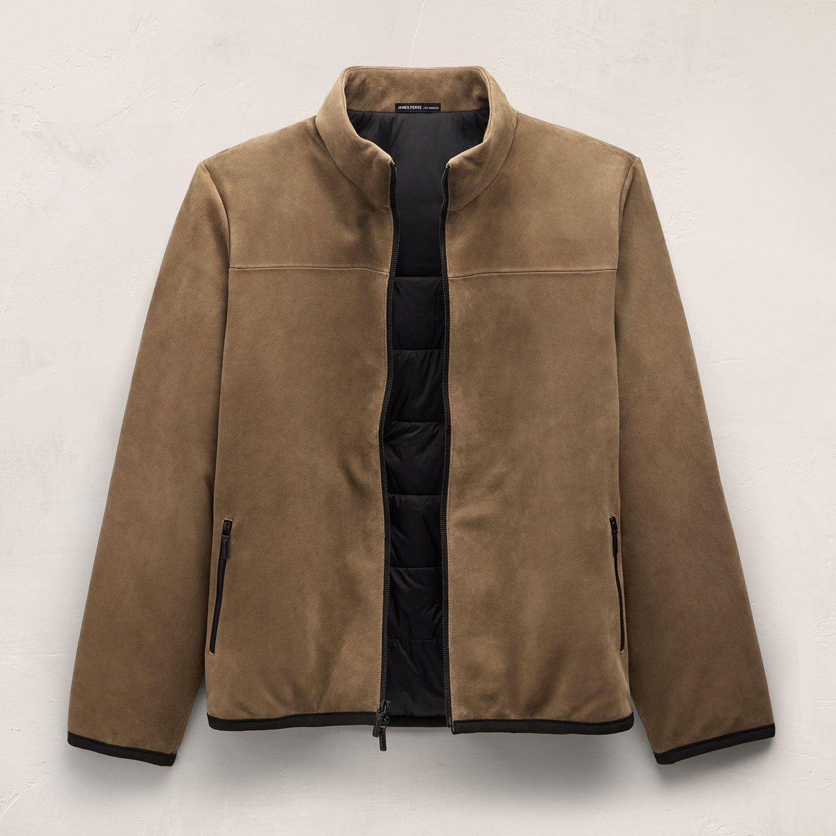 Suede Bomber Jacket - Coyote