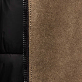 Suede Bomber Jacket - Coyote