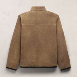 Suede Bomber Jacket - Coyote