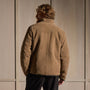 Suede Bomber Jacket in Coyote | James Perse Los Angeles