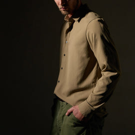 Matte Cabana Long Sleeve  in Cashew | James Perse Los Angeles