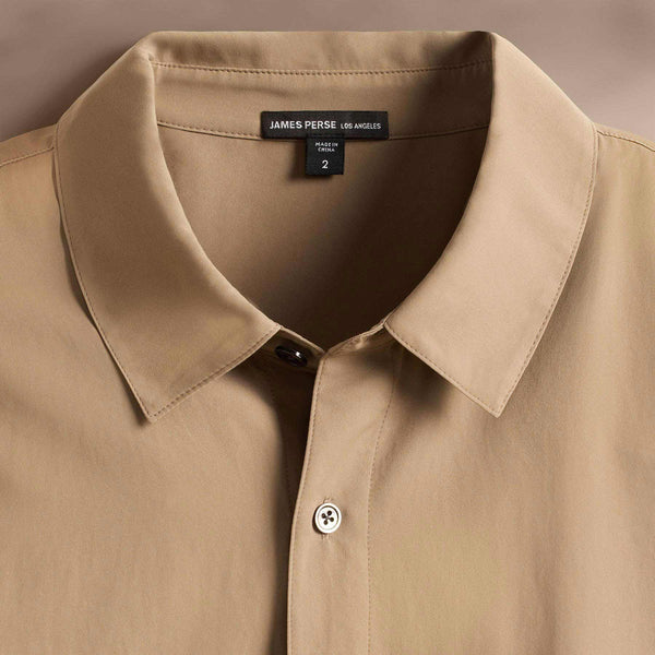 Matte Cabana Long Sleeve in Cashew | James Perse Los Angeles