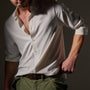 Matte Cabana Long Sleeve  in White | James Perse Los Angeles