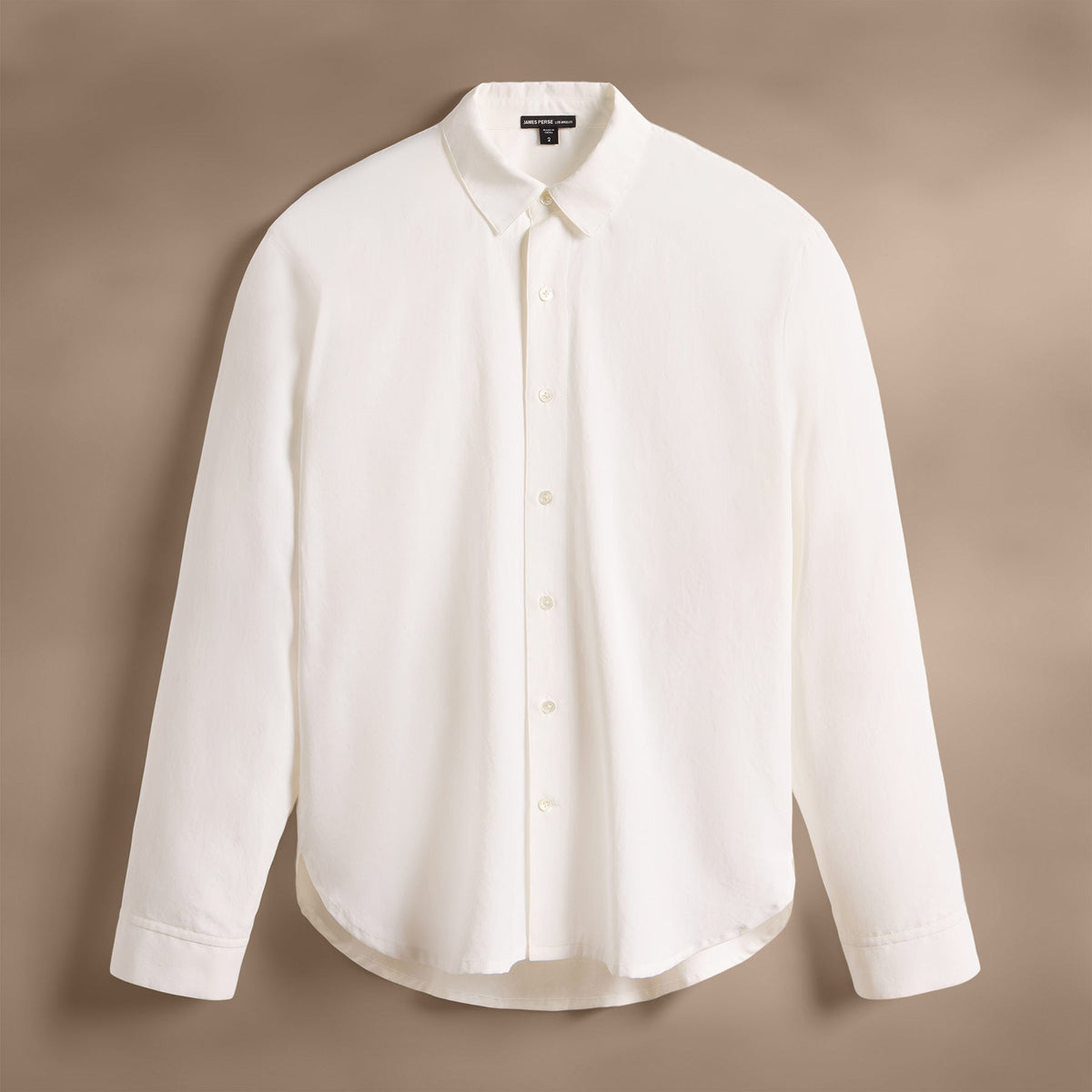Matte Cabana Long Sleeve in White | James Perse Los Angeles
