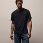 Heavy Luxe Jersey Crew in Black | James Perse Los Angeles