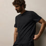 Heavy Luxe Jersey Crew in Black | James Perse Los Angeles