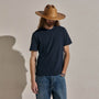 Heavy Luxe Jersey Crew in Blue Noir | James Perse Los Angeles