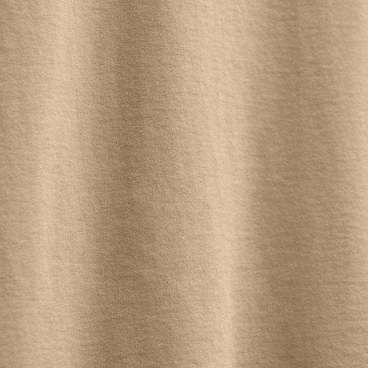 Heavy Luxe Jersey Crew in Light Khaki | James Perse Los Angeles