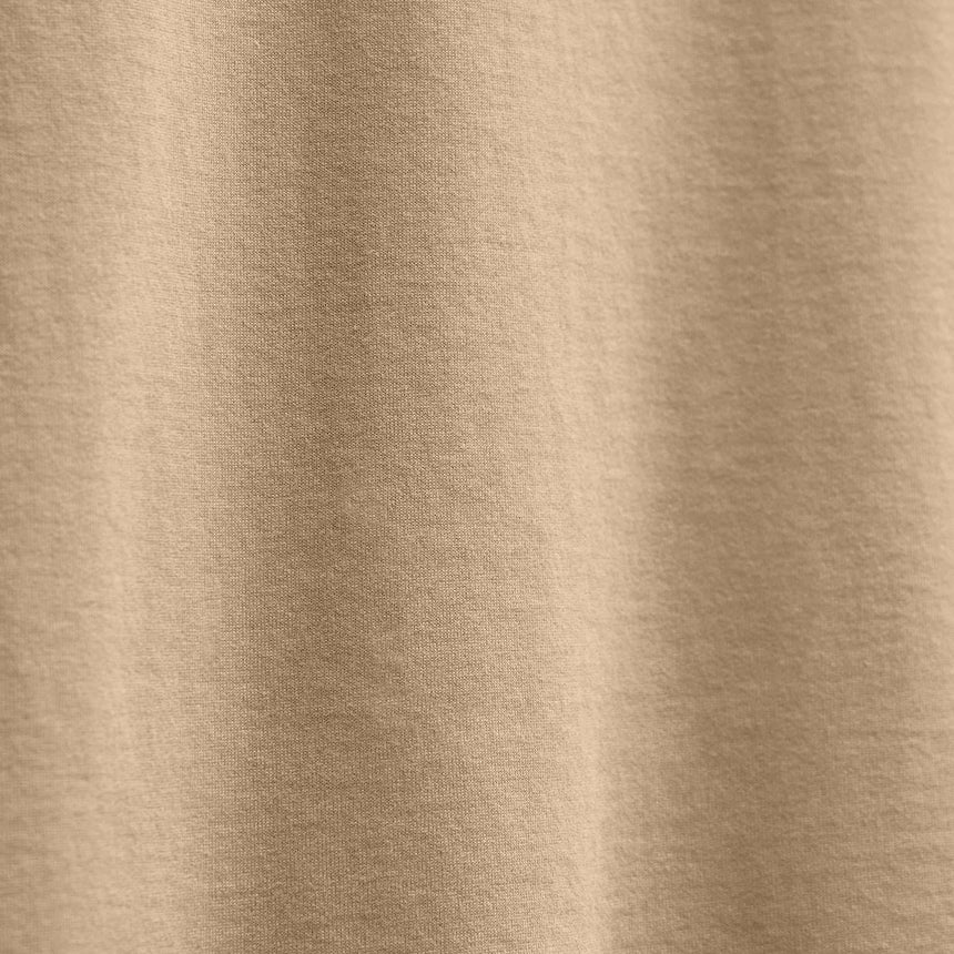 Heavy Luxe Jersey Crew in Light Khaki | James Perse Los Angeles
