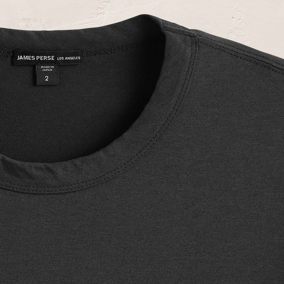 Heavy Luxe Jersey Crew in Magma | James Perse Los Angeles