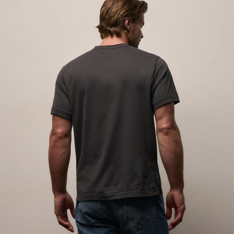 Heavy Luxe Jersey Crew in Magma | James Perse Los Angeles