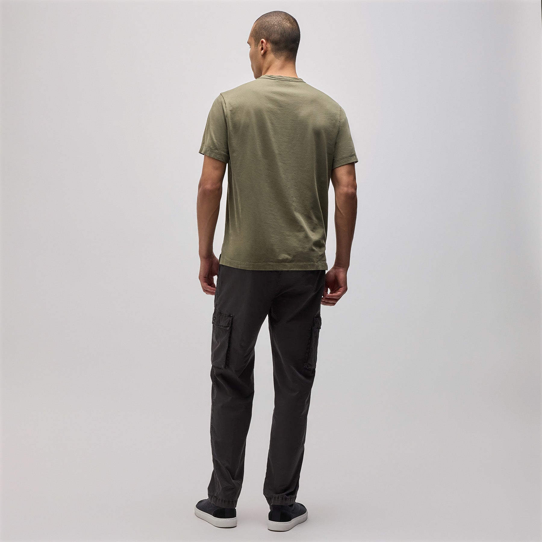 Heavy Luxe Jersey Crew in Trooper | James Perse Los Angeles