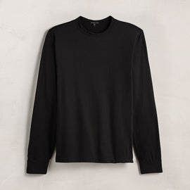 Heavy Luxe Jersey Long Sleeve in Black | James Perse Los Angeles