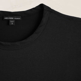 Heavy Luxe Jersey Long Sleeve in Black | James Perse Los Angeles
