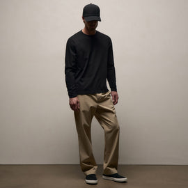 Heavy Luxe Jersey Long Sleeve in Black | James Perse Los Angeles