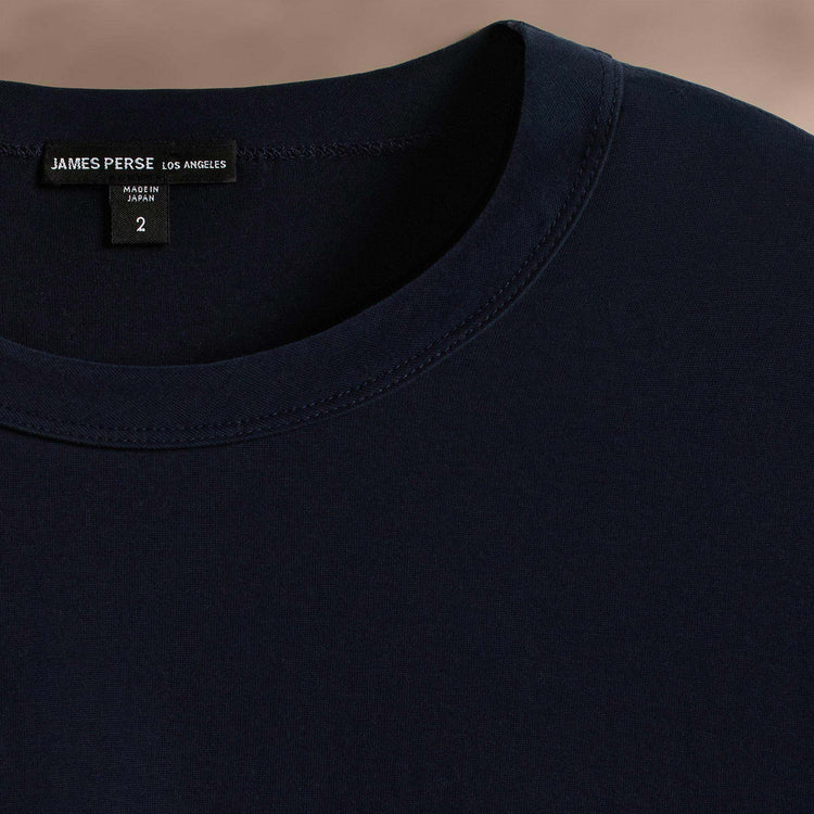 Heavy Luxe Jersey Long Sleeve in Blue Noir | James Perse Los Angeles