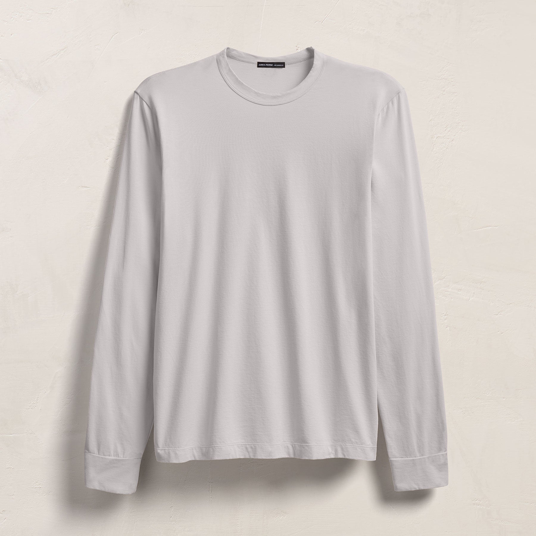 Heavy Luxe Jersey Long Sleeve in Light Mist | James Perse Los Angeles