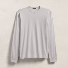 Heavy Luxe Jersey Long Sleeve in Light Mist | James Perse Los Angeles