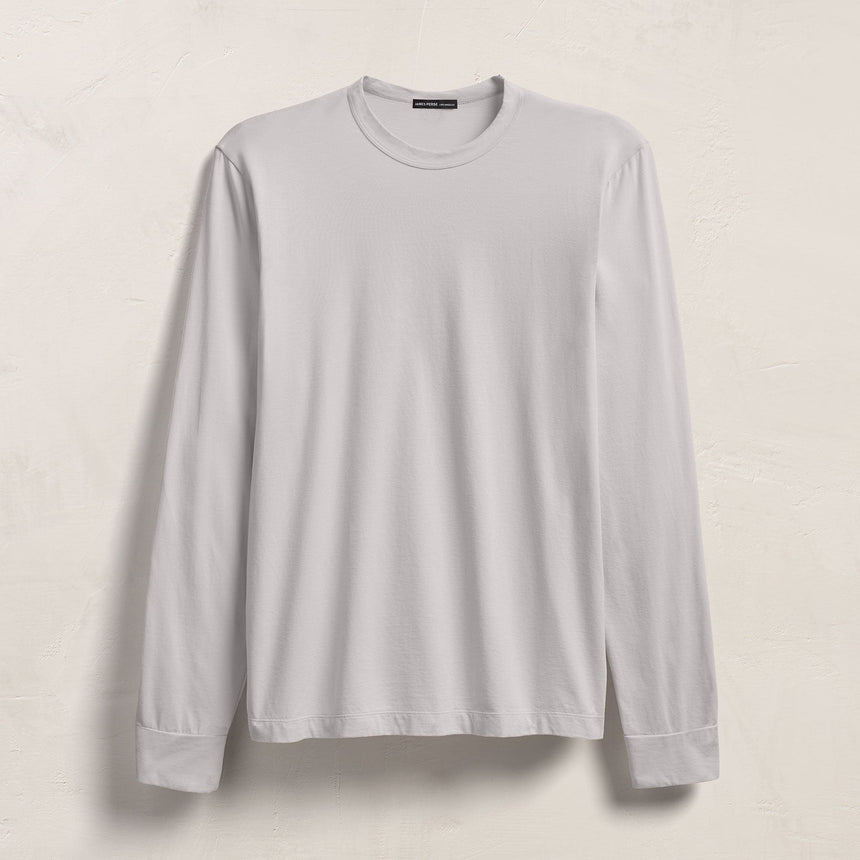 Heavy Luxe Jersey Long Sleeve in Light Mist | James Perse Los Angeles