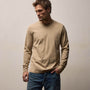 Heavy Luxe Jersey Long Sleeve in Light Khaki | James Perse Los Angeles