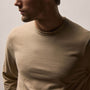 Heavy Luxe Jersey Long Sleeve in Light Khaki | James Perse Los Angeles