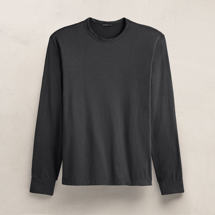 Heavy Luxe Jersey Long Sleeve in Magma | James Perse Los Angeles
